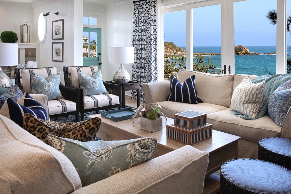 Design ideas for a nautical games room in Orange County.