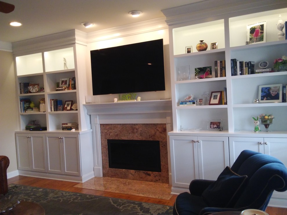Pershing Avenue Built Ins Traditional Family Room Chicago by