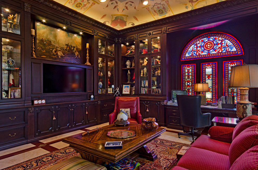 Pine Ridge Villa Mediterranean Family Room Miami by 41 West Houzz