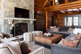 75 Rustic Family Room Ideas You'll Love - April, 2024
