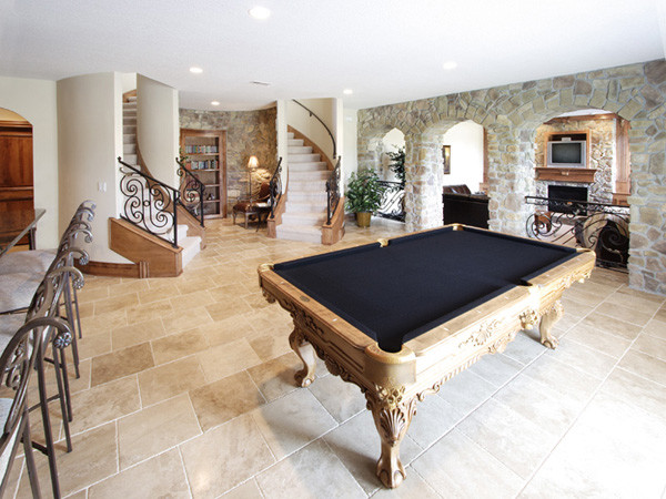 Inspiration for a contemporary games room in St Louis.