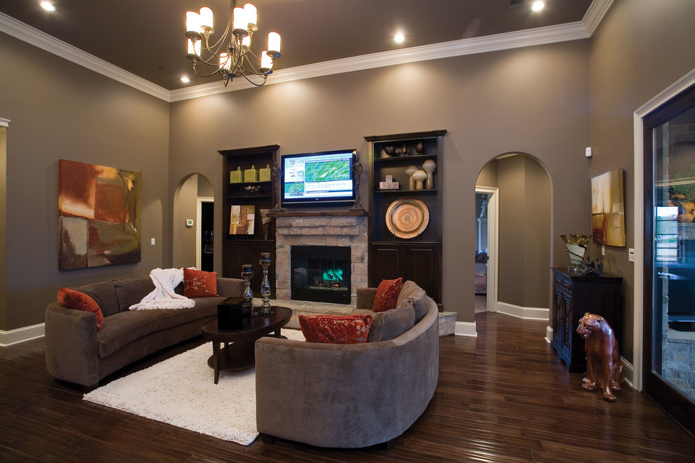 Design ideas for a traditional games room in St Louis.