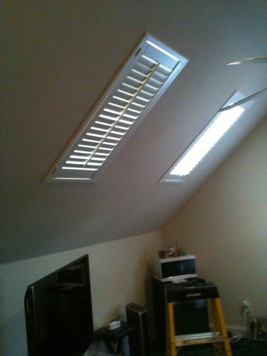 Plantation shutters for skylights Clearance