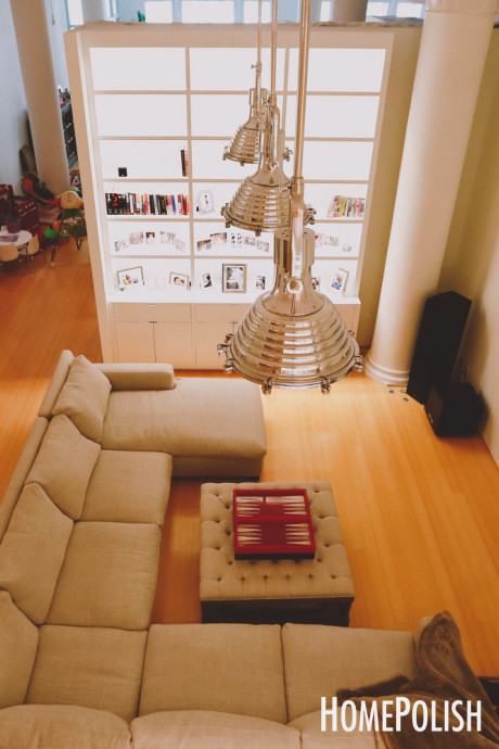 Family room - contemporary family room idea in New York