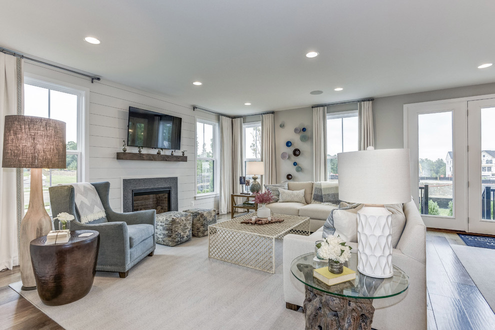 Prosperity Plains The Grandin Model Farmhouse Family Room DC