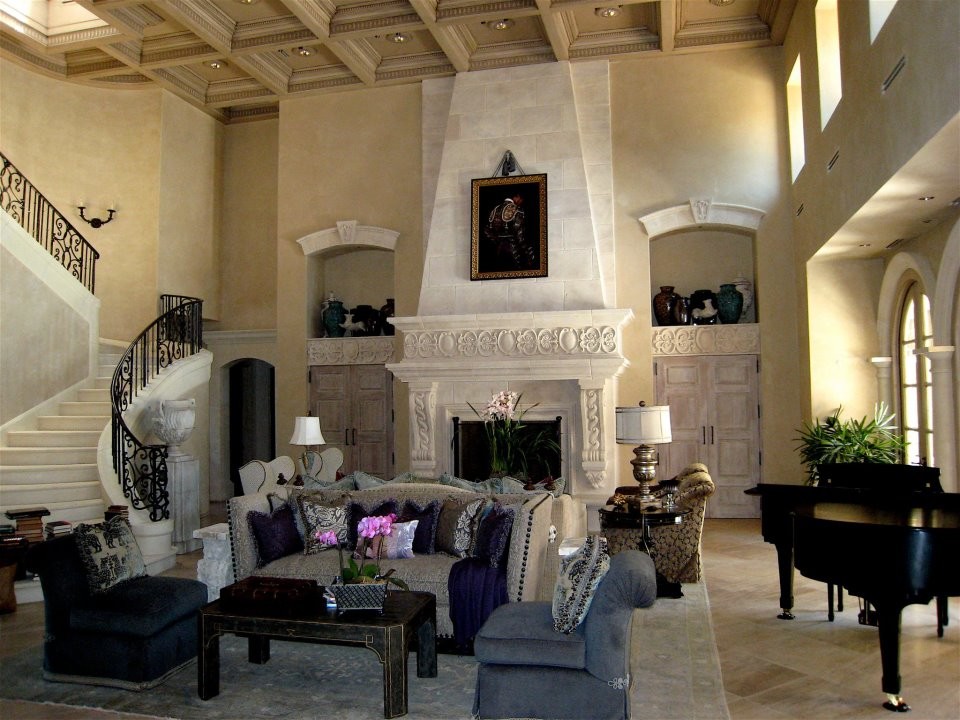 This is an example of a mediterranean games room in Austin.