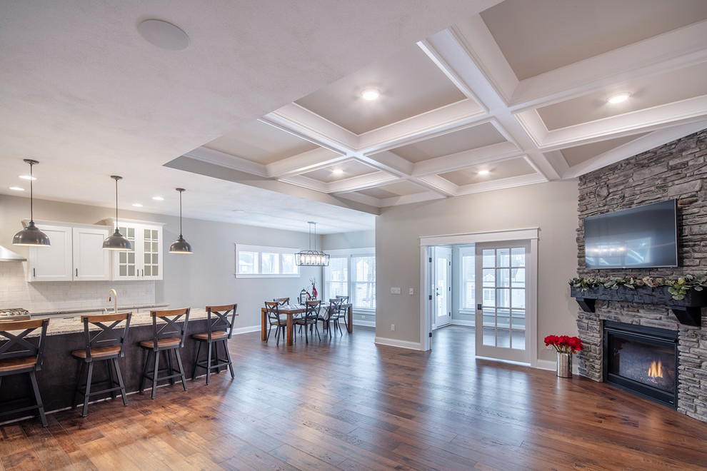 Radisson New Construction Craftsman Family Room New York by