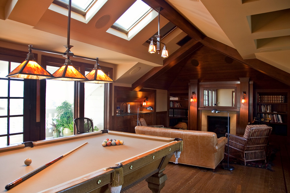 Traditional games room in San Francisco.