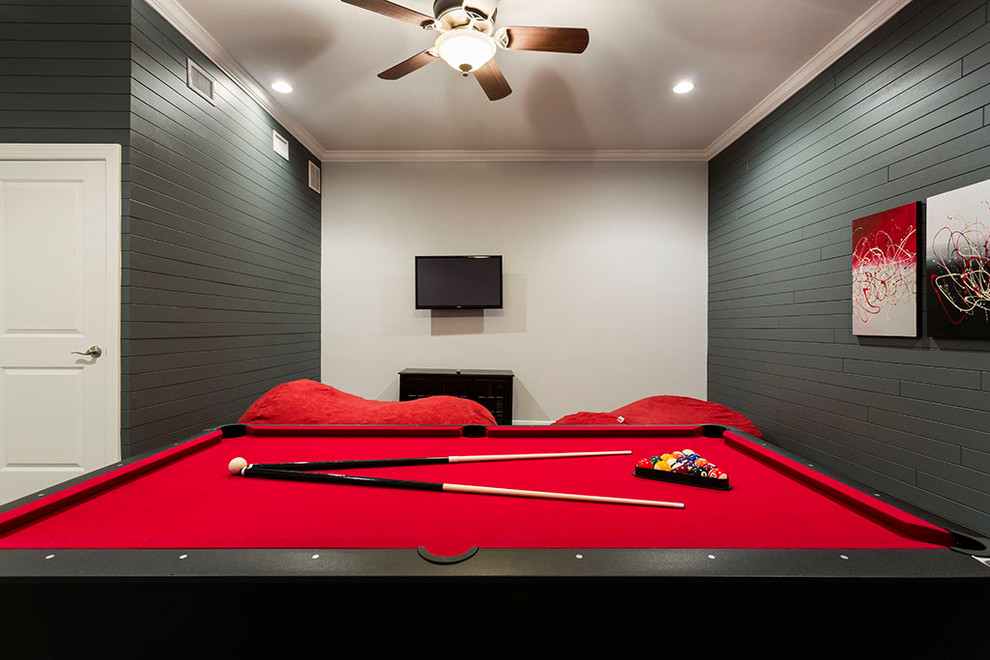 Inspiration for a contemporary games room in Orlando.
