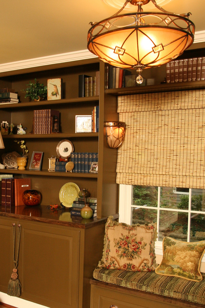 Rich Masculine Reading Room - Traditional - Family Room - Philadelphia ...