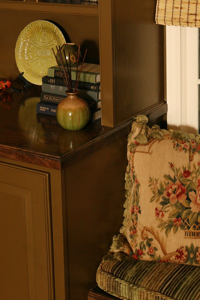 Rich Masculine Reading Room - Traditional - Family Room - Philadelphia - by Robinson Interiors ...