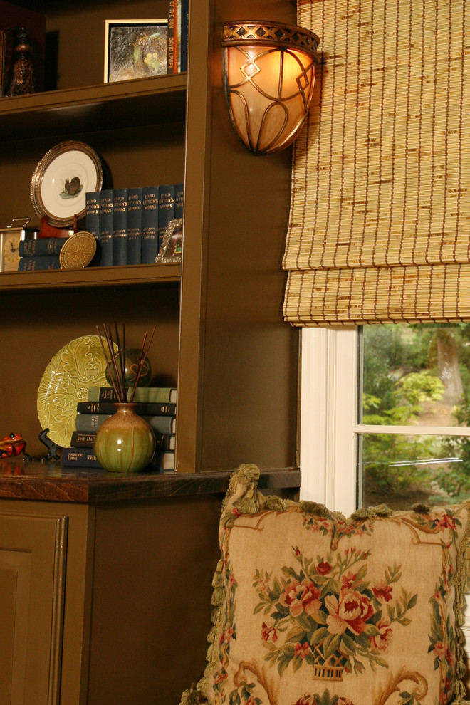 Rich Masculine Reading Room - Traditional - Family Room - Philadelphia ...