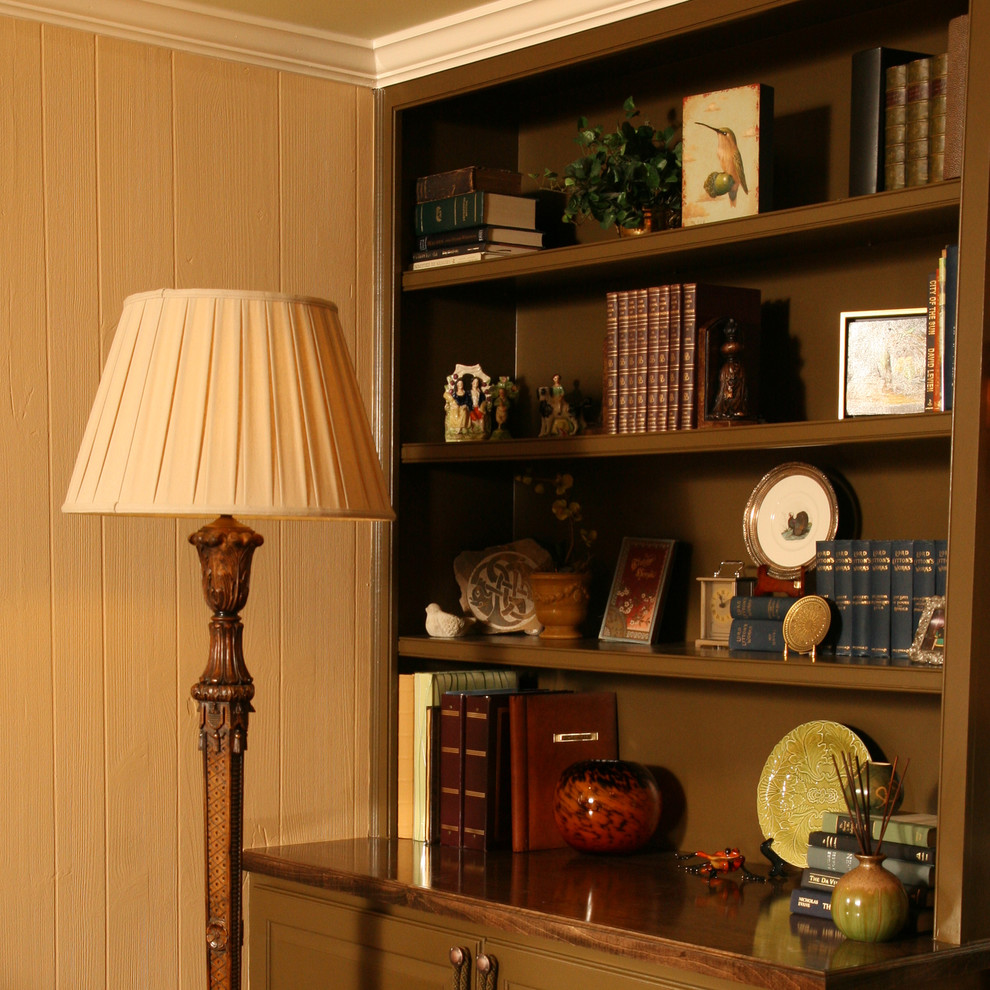 Rich Masculine Reading Room - Traditional - Family Room - Philadelphia - by Robinson Interiors ...