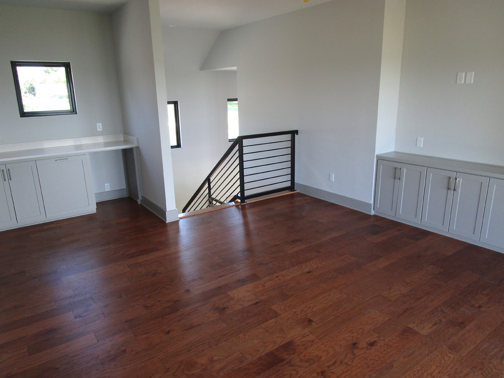 Richland Chambers Lake Custom Home Contemporary Family Room