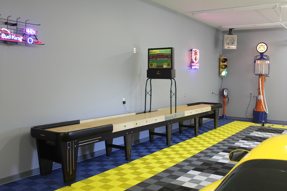 Rock Ola Shuffleboard Tables Traditional Family Room Detroit by