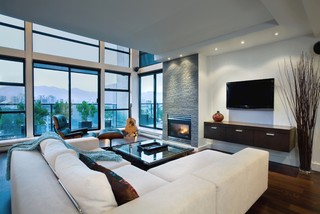 Rockstar Retreat Living Room - Modern - Family Room - Vancouver - by ...