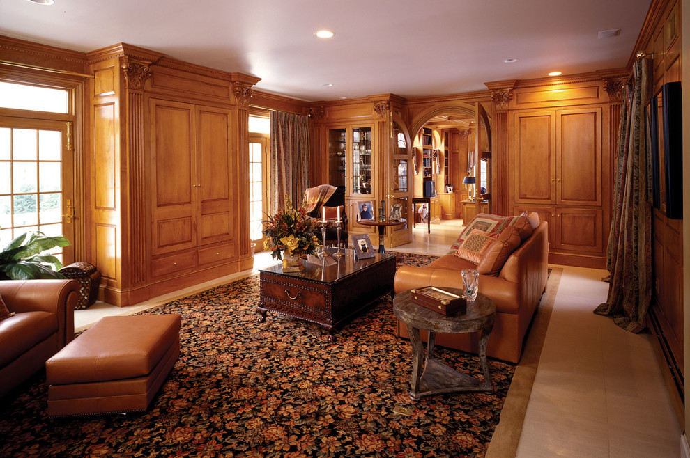 Design ideas for a classic games room in New York.