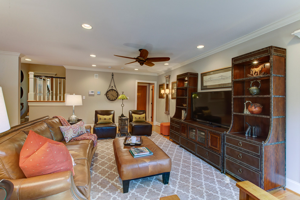 Rothgeb Transformation - Transitional - Family Room - Raleigh - by ...