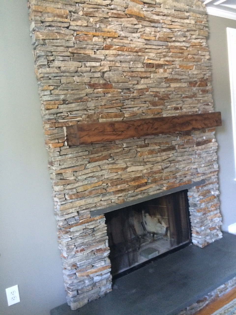 Knotty Alder Mantel - Photos u0026 Ideas | Houzz