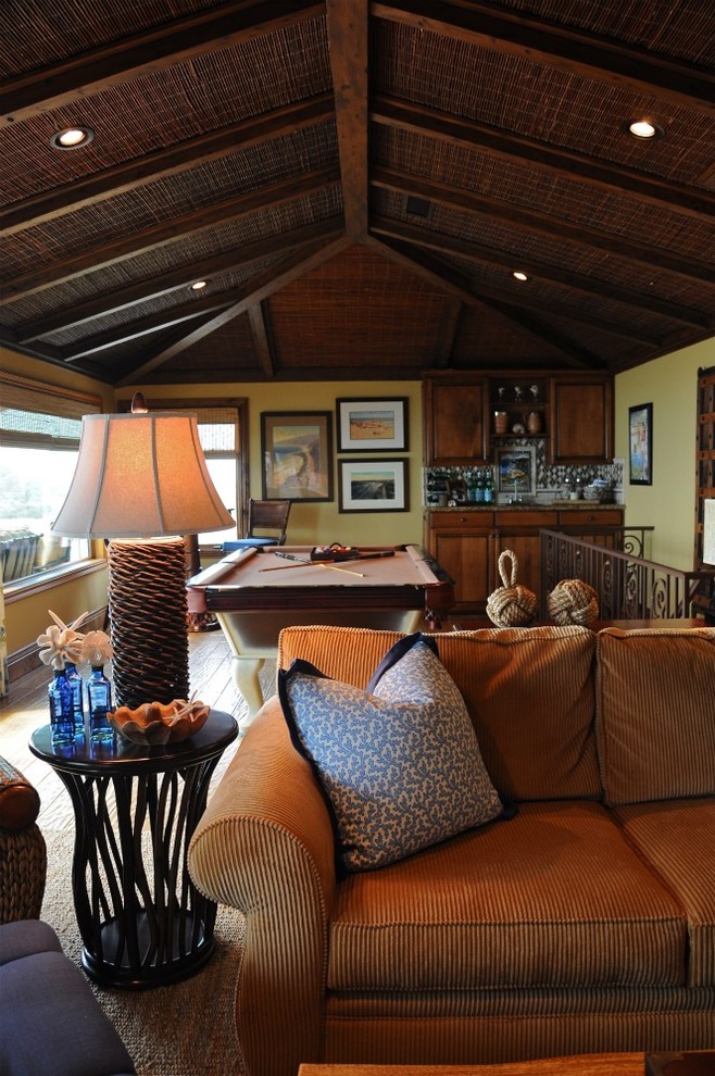 Rustic Beach House - Beach Style - Family Room - San Diego - by Kathy