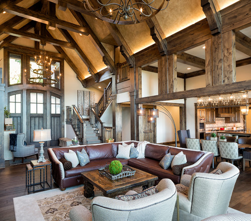 Rustic Family Room Sharratt Design And Company Img~545108c50c12cf3c 8 5639 1 3c50b71 