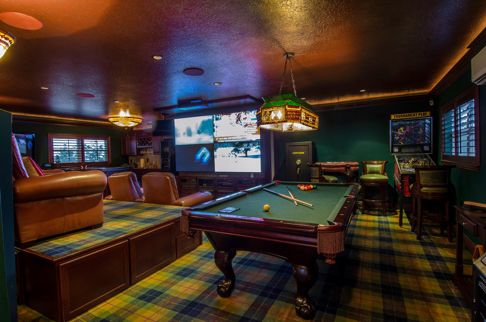This is an example of a traditional games room in Tampa.