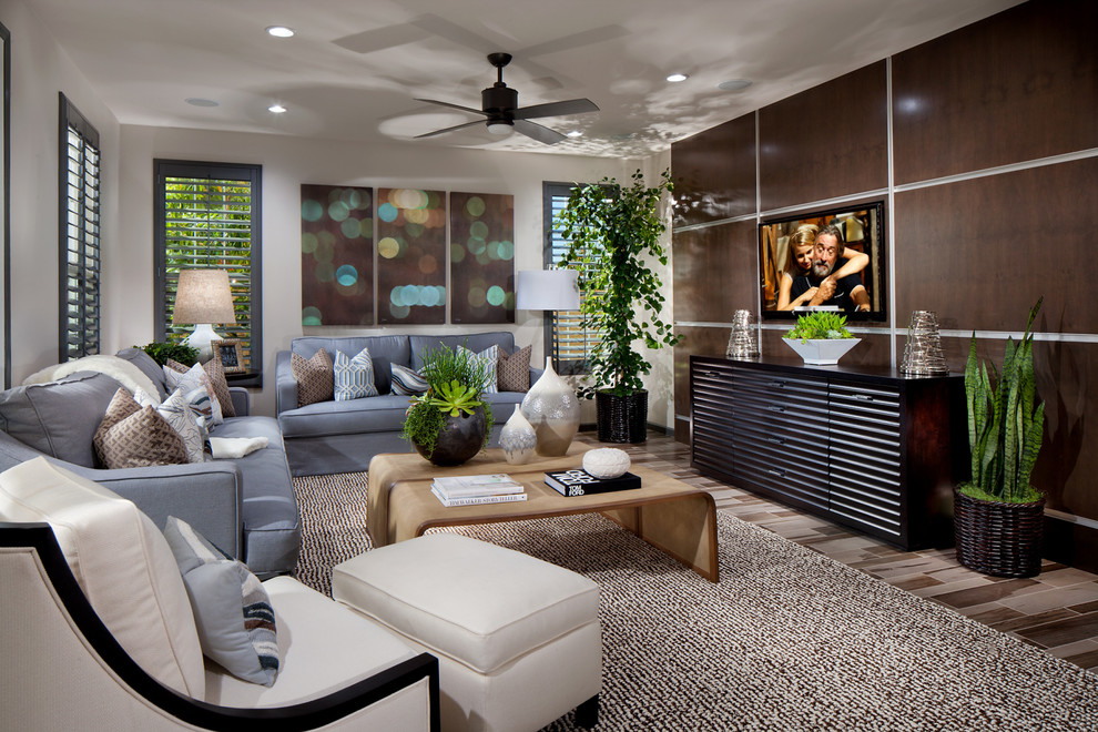 Sagewood at Pavilion Park, Irvine Family Room Orange County by