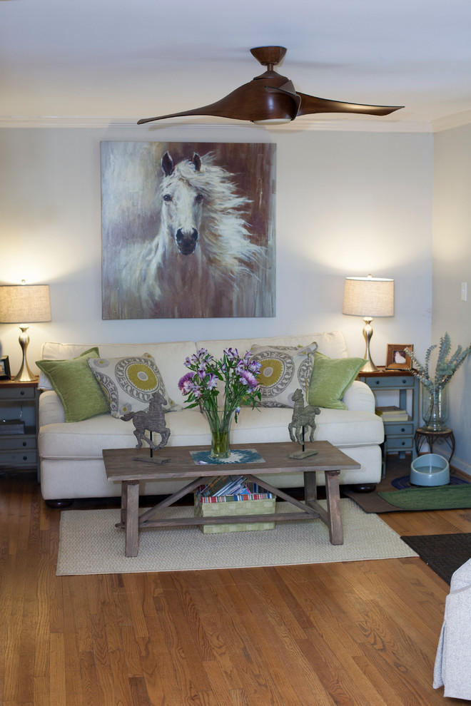 Inspiration for a contemporary family room remodel in Atlanta