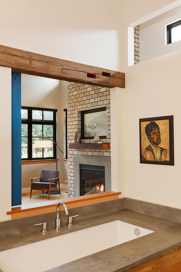 Sauvie Island Retreat Contemporary Family Room Portland by