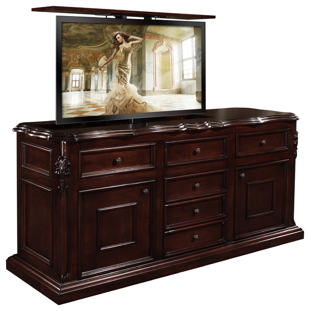 Scarlet Tv Lift Furniture Us Made By Cabinet Tronix Classique Salle De Séjour San Go Par Scarlet Tv Lift Furniture Us Made, Tv Lift Furniture