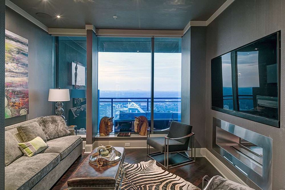 Second Living Room Transitional Family Room Atlanta by Figur