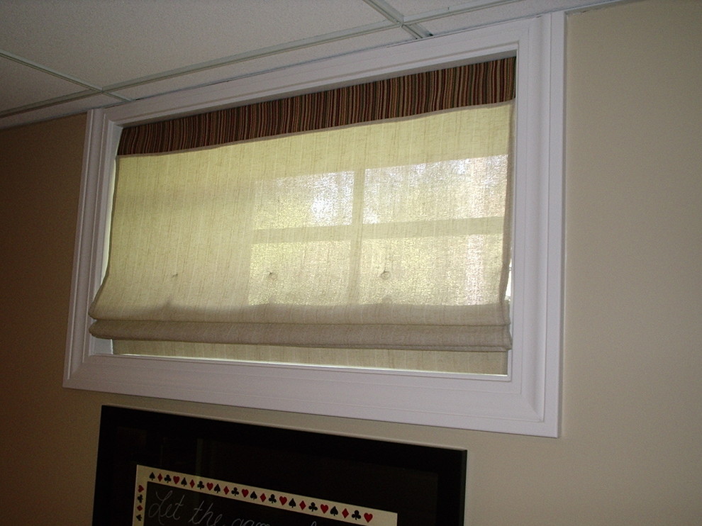 basement window blinds