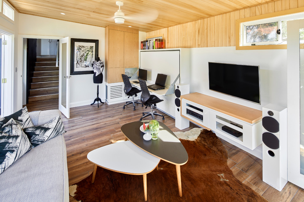 Kleines Modernes Wohnzimmer in Sydney