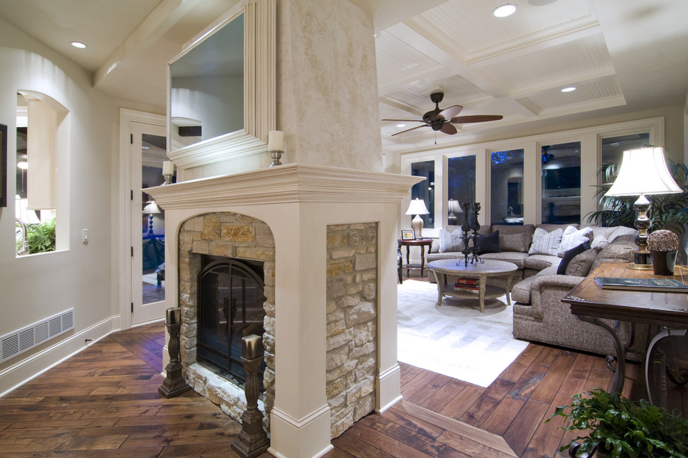 Family room - traditional family room idea in Minneapolis