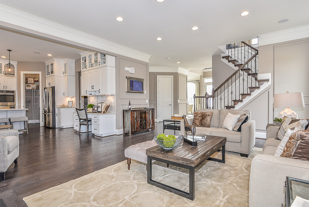 Stone Ridge Glenmore Estates Cedarwood Transitional Family Room