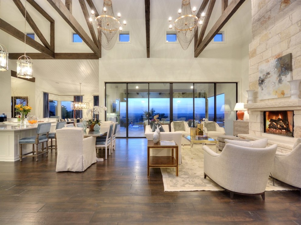 Texas Star Home Traditional Living Room Austin by Venture Four