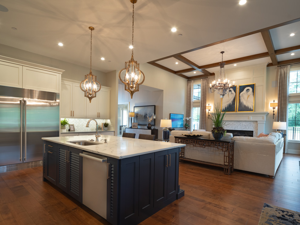 The Black Pearl / kitchen & great room Transitional Games Room