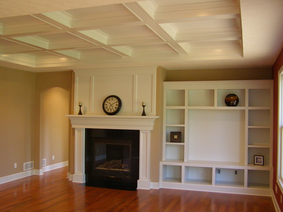 Inspiration for a timeless family room remodel in Cleveland