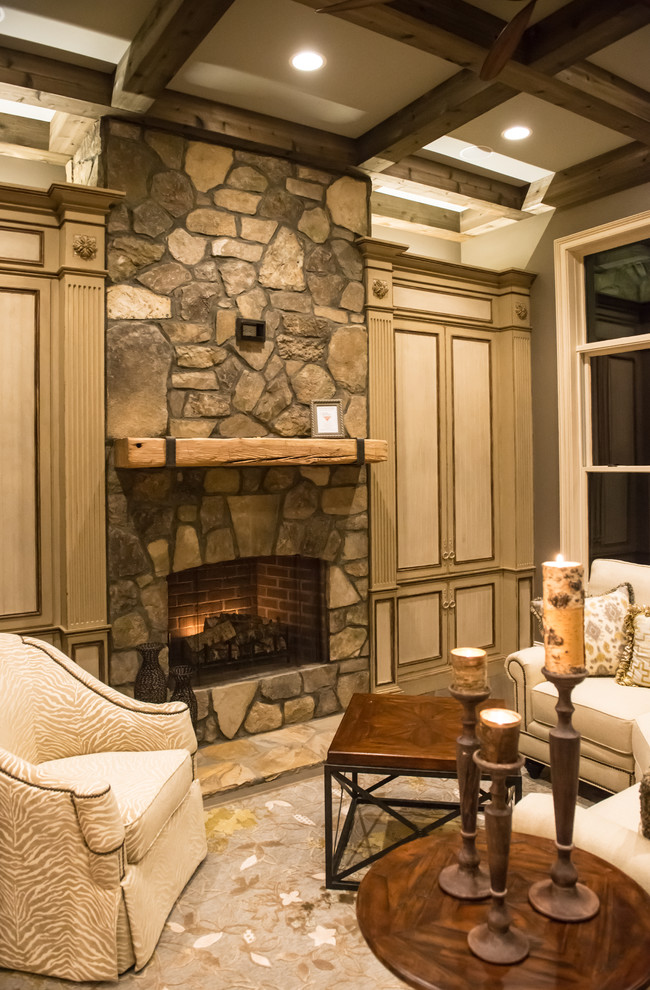 The Cliffs at Mountain Park Model Home Transitional Family Room