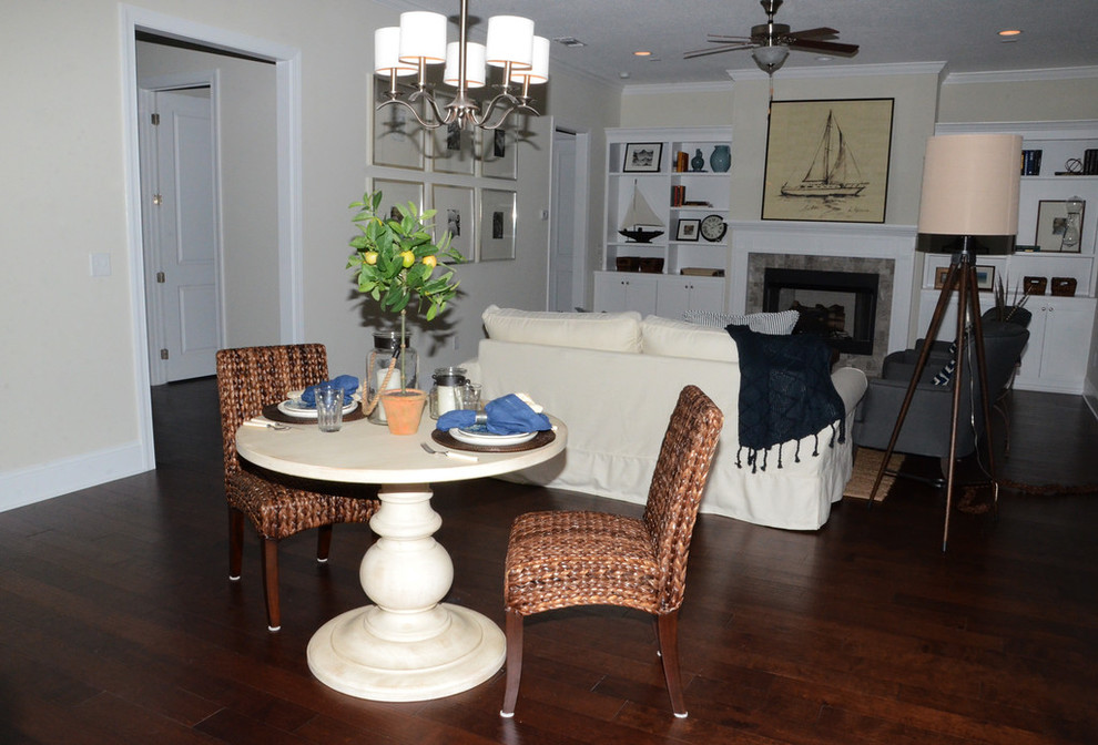 The St. Johns Traditional Family Room Jacksonville by Tidewater