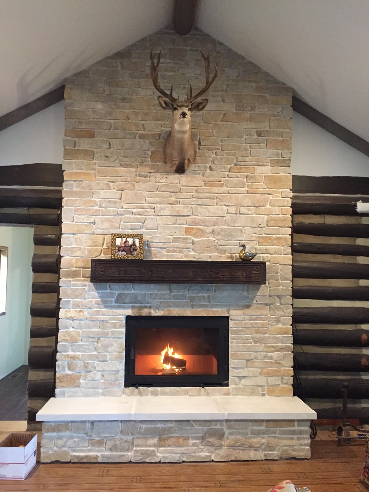 The Unity Clean Face Wood Burning Fireplace Series Contemporary