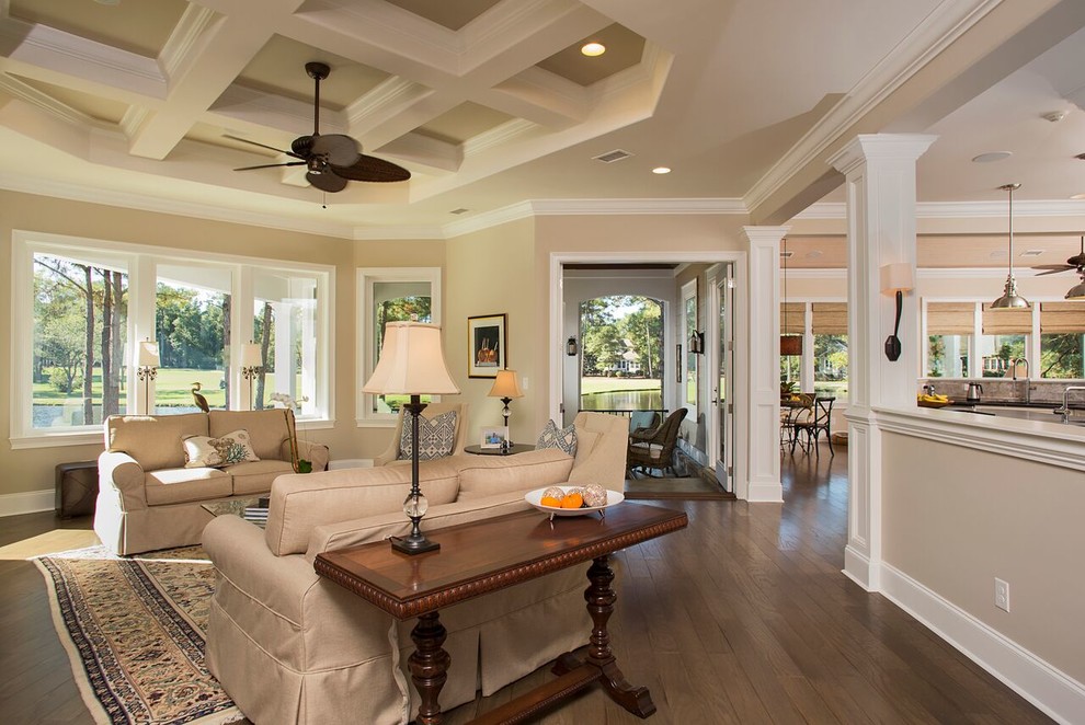Tidewater Plantation Morrall Traditional Family Room Other by Babb Custom Homes Houzz