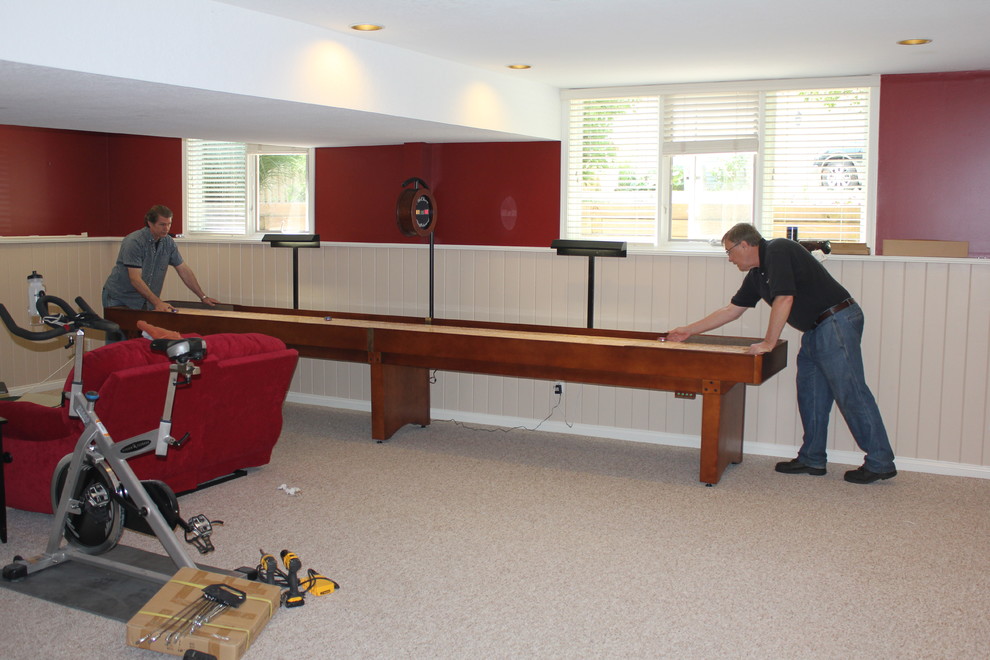 Tournament Shuffleboard Table Traditional Family Room Detroit by McClure Tables Houzz