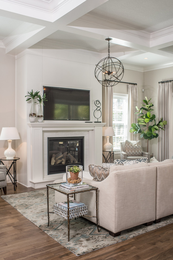 TRADITIONAL CUSTOM ESTATE IN KEENES POINTE Traditional Family Room