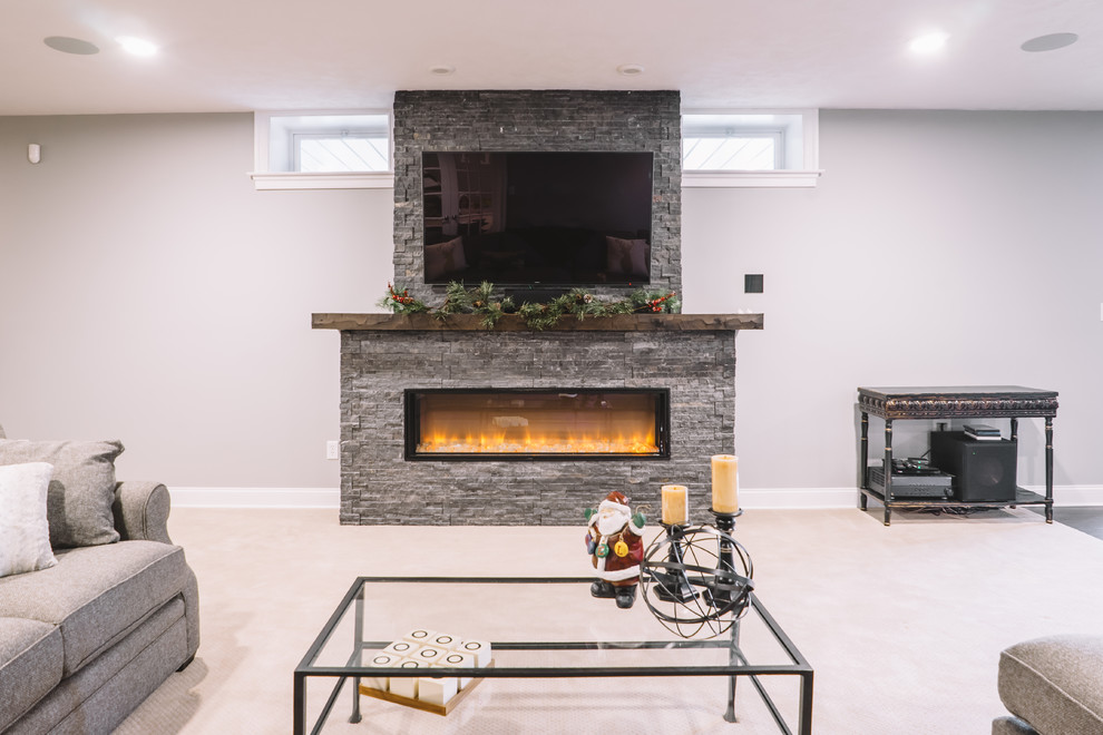 Houzz Fireplaces Transitional Fireplace Ideas