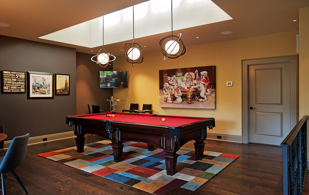 This is an example of a classic games room in Nashville.