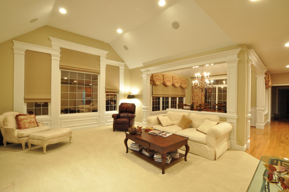 Design ideas for a traditional games room in Philadelphia.