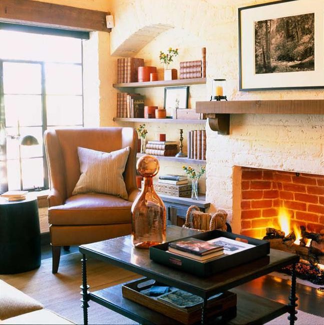 Inspiration for an eclectic family room remodel in Phoenix