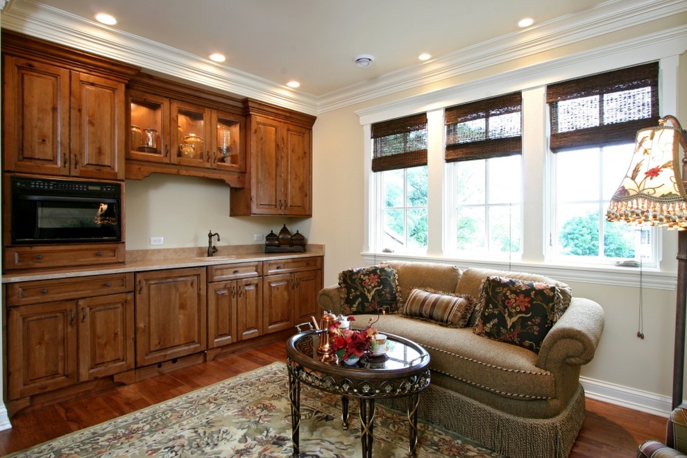 Family room - traditional family room idea in Chicago