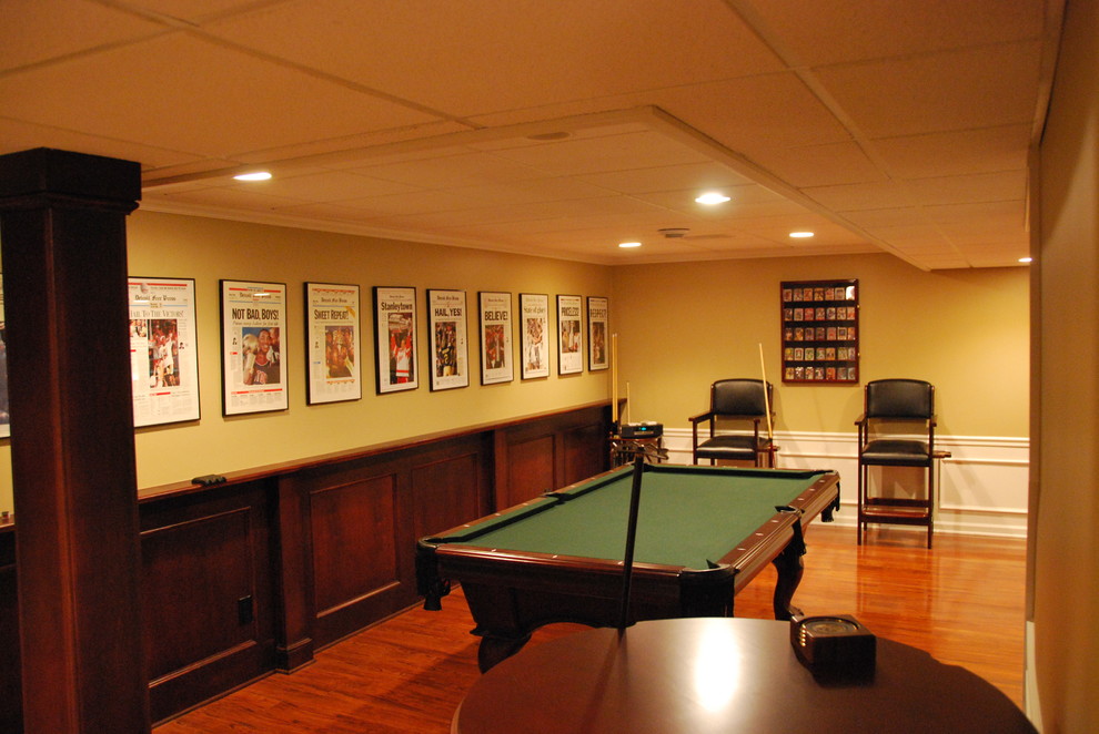 This is an example of a classic games room in Detroit.